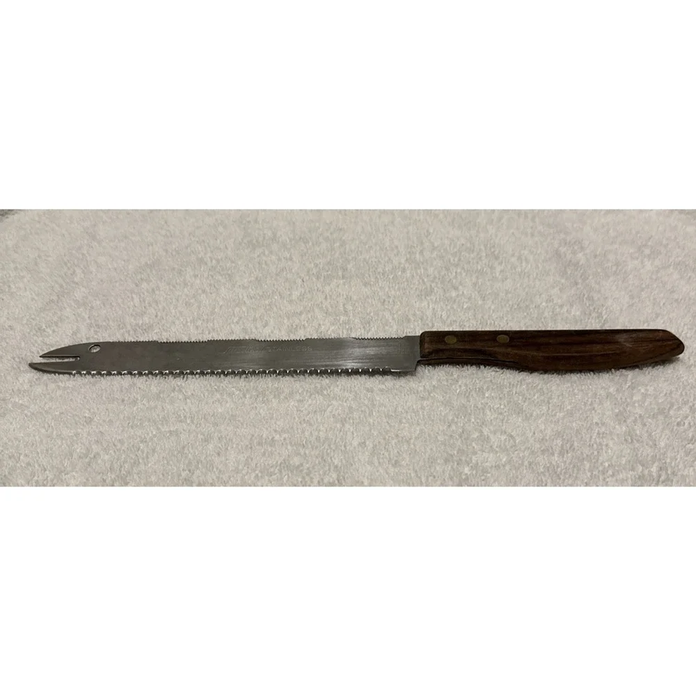 HOUSEHOLD Surgical Stainless Serrated Double-Sided Knife 7.5